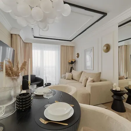 Luxurious 13th Floor Beige In With Furnished Balcony By Renters Prestige Wrocław