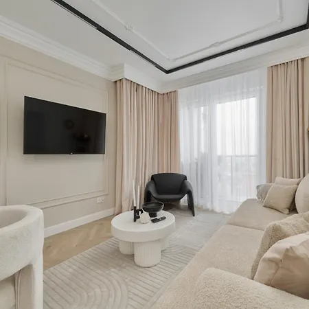Luxurious 13th Floor Beige In With Furnished Balcony By Renters Prestige Apartament *